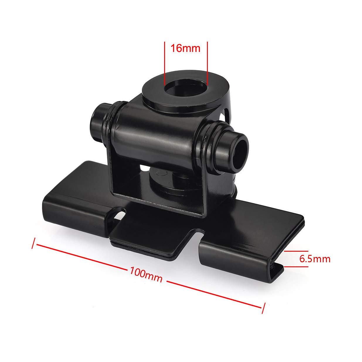 Bingfu Vehicle CB Mobile Radio Antenna Mounting Through Hole Fix Bracket 16mm Hole Lip Mount for Car Truck Ham Amateur Radio Antenna UHF SO239 Female
