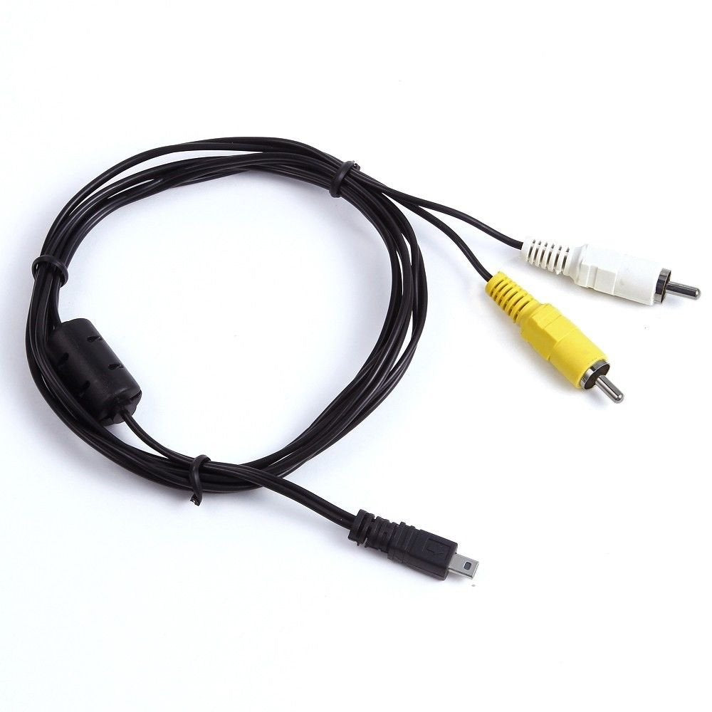 MaxLLTo USB Data +A/V TV Video Cable Cord for Nikon Coolpix L28 L27 S1100 pj L840 Camera