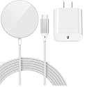 [Apple MFi Certified]25W Magnetic Wireless Charger for iPhone,6Foot Fast Apple MagSafe Charger Wireless Charging Pad with USB C Charger for iPhone