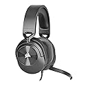 Corsair HS55 STEREO Wired Gaming Headset - Carbon - Stereo - Mini-phone (3.5mm) - Wired - 32 Ohm - 20 Hz to 20 kHz - Over-the-head - Binaural…
