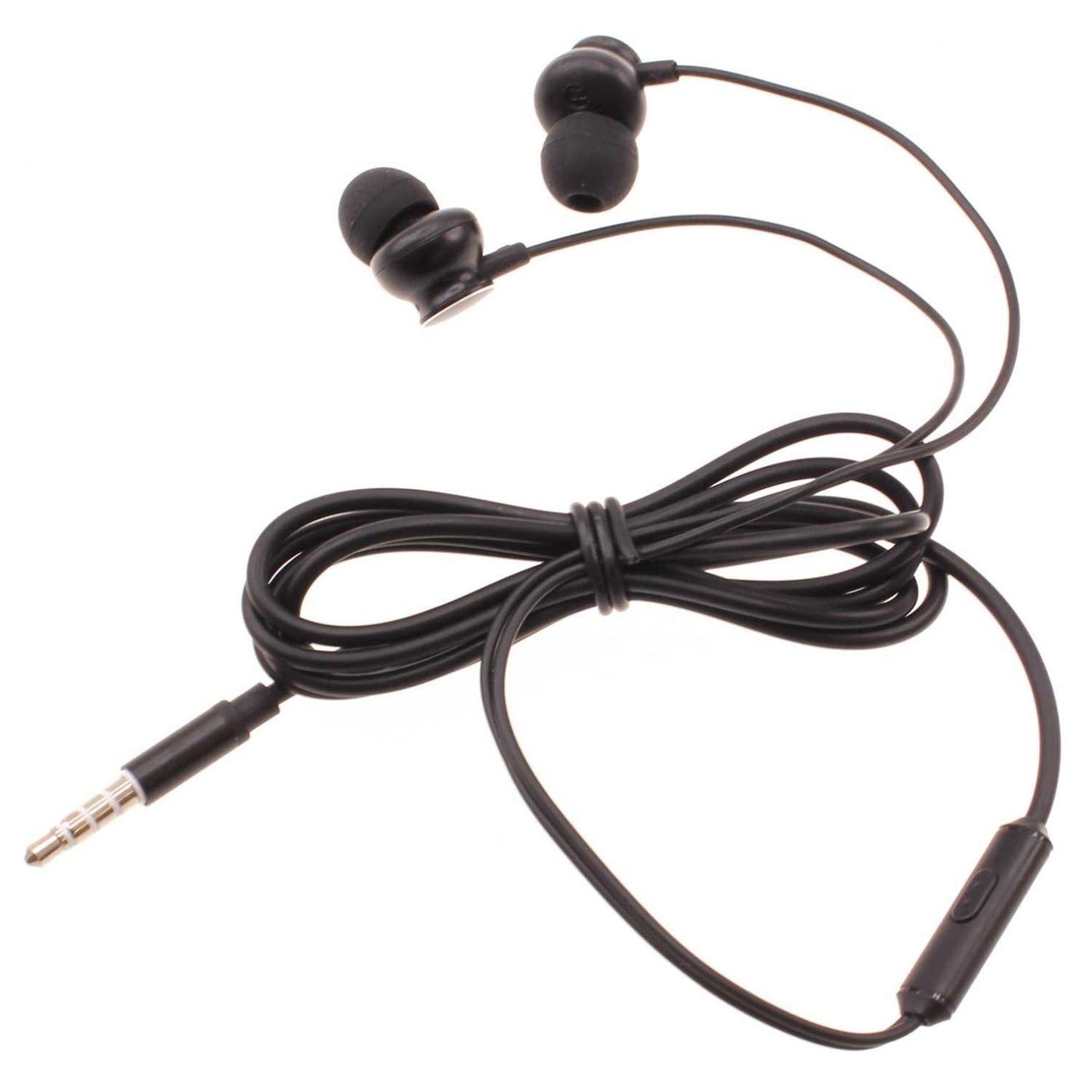 Wired Earphones Hi-Fi Sound Headphones Handsfree Mic Headset Metal Earbuds Compatible with Lively Jitterbug Smart3