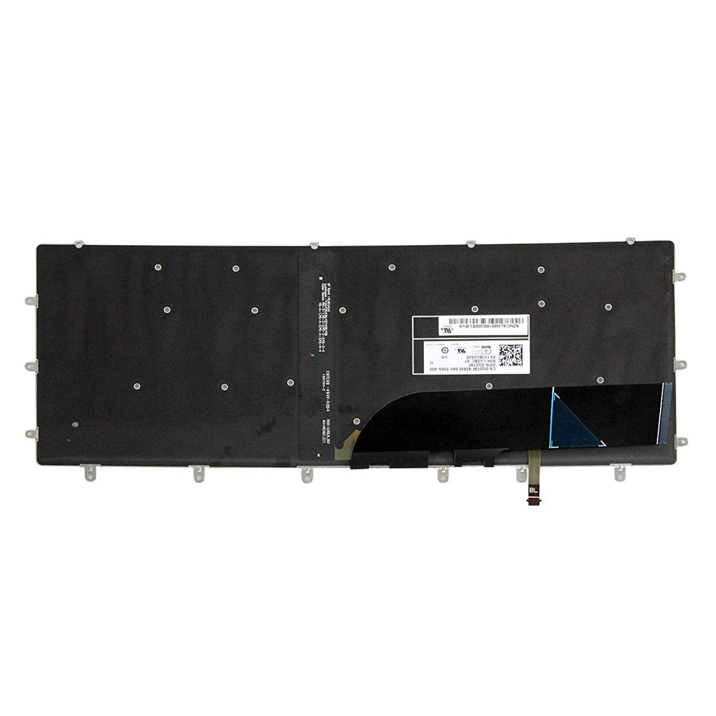 AUTENS Replacement US Keyboard for Dell XPS 15 9550 9560 / Inspiron 7558 7568 / Precision 5510 5520 5530 5540 Laptop Backlight No Frame