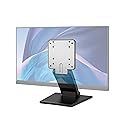Foldable Monitor Desk Stand - Adjustable Tabletop Stand for Monitors 14 - 27" Inches - Wall Mountable - Stable & Flexible - Black (ADD-MADM)