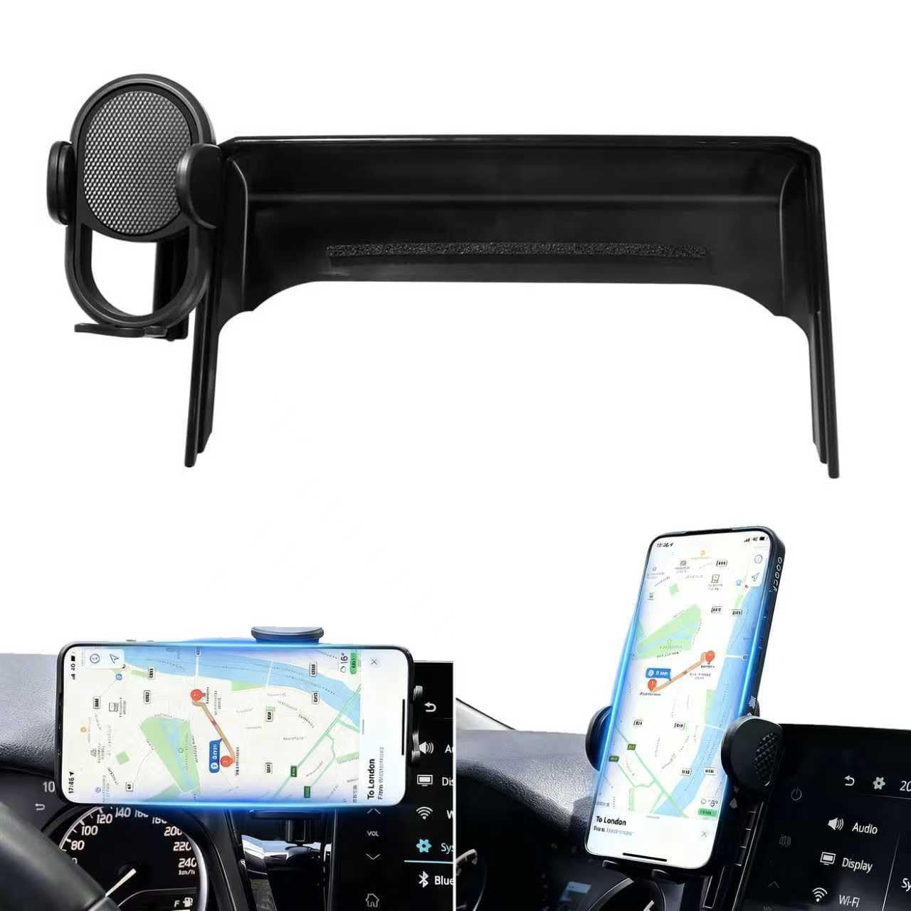 Car Phone Holder for 2019-2025 Toyota Corolla/Corolla Hatchback, 2022-2025 Corolla Cross Accessories, 360° Cell Phone Mount Automobile Cradles
