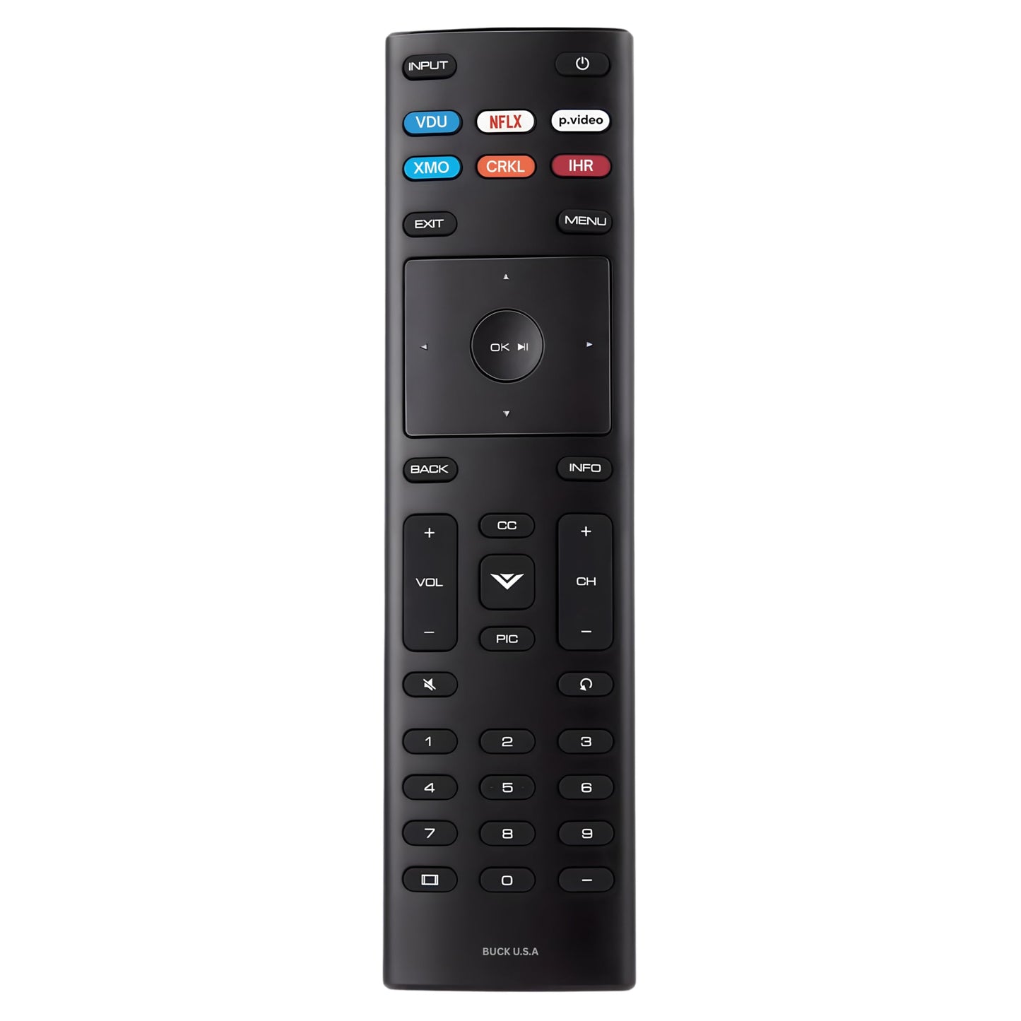 XRT136 Vizio Smart TV Remote Replacement - Easy Setup, Infrared, Shortcut Keys, Universal Remote for SmartCast TVs - Vizio Remote Control Replacement