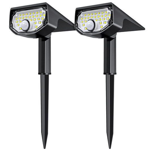 AloftSun Solar Motion Sensor Outdoor Lights,Waterproof Motion Sensor Spot Lights- 30 LED/3 Modes Solar Powered Spotlights,Landscape Lighting for Yard