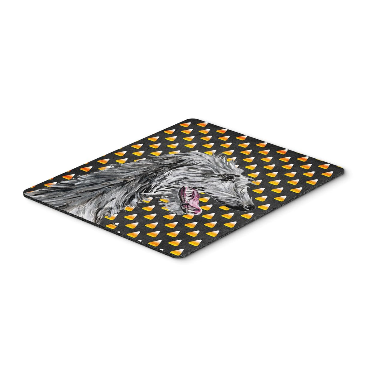 Caroline's Treasures SC9669MP Scottish Deerhound Candy Corn Halloween Mouse Pad, Hot Pad or Trivet for Home Office Gaming Working Computers Laptop
