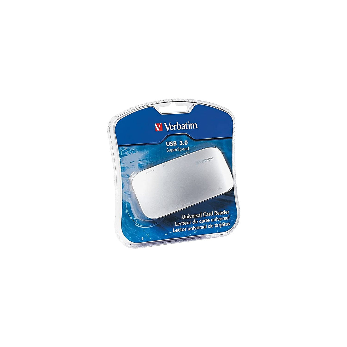 Verbatim Universal Card Reader, USB 3.0 - Silver (97706)