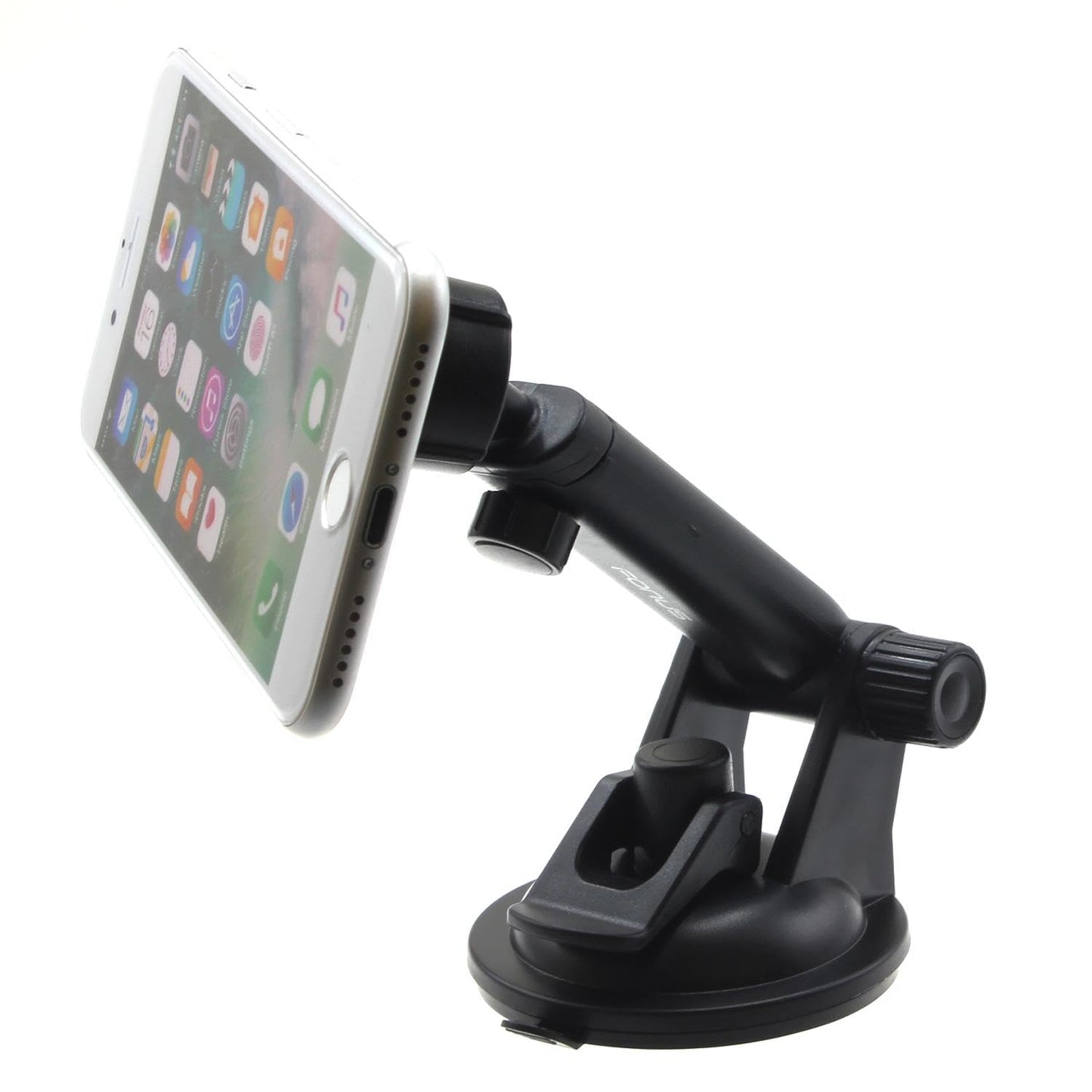 Fonus Car Mount Magnetic Holder Compatible with Samsung Galaxy S25 Ultra, Dash Windshield Telescopic Strong Grip Strong Magnets