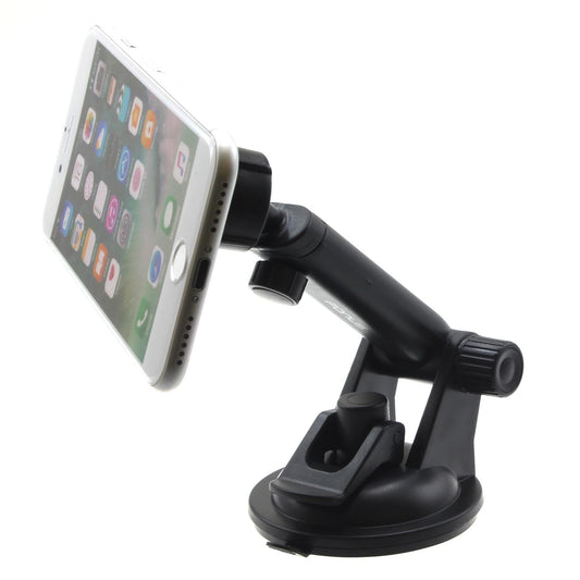 Fonus Car Mount Magnetic Holder Compatible with Samsung Galaxy S25 Ultra, Dash Windshield Telescopic Strong Grip Strong Magnets