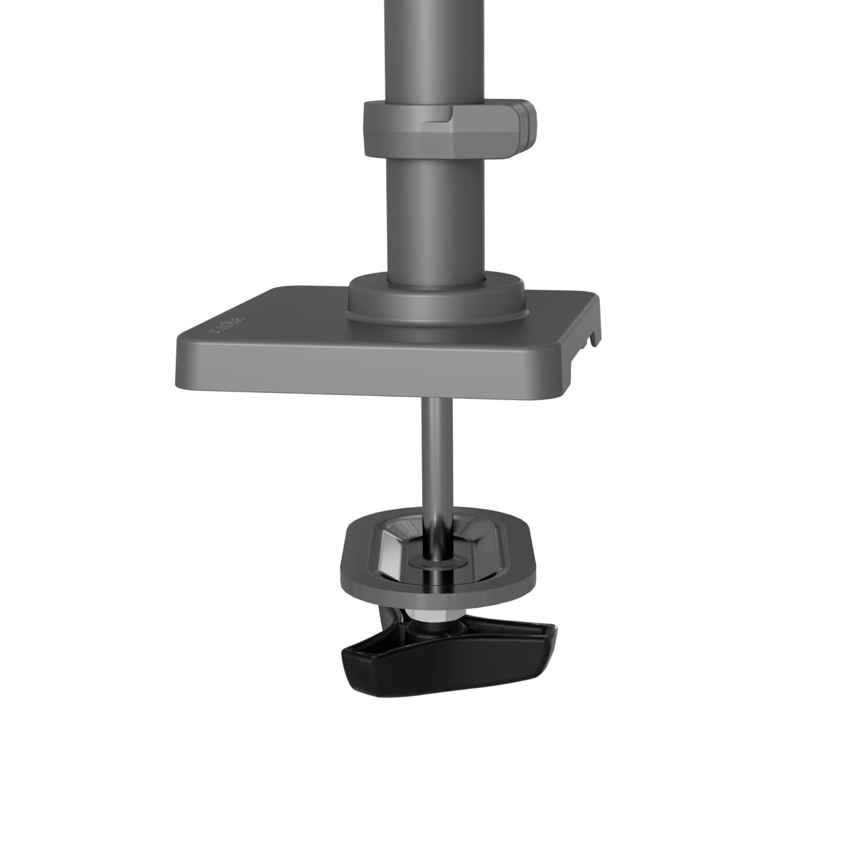 Ergotron - LX Pro Standard Base with Grommet Mount Conversion Kit - Add-on for LX Pro Wall Monitor Arms, Dark Grey