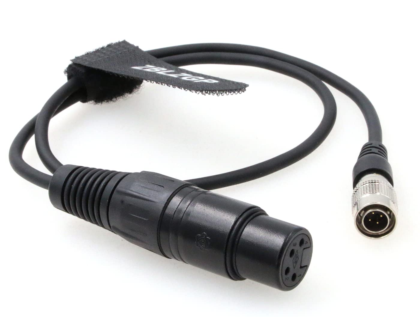 ZBLZGP 4-Pin XLR Female to Hirose 4-Pin Male 12V DC Out Power Cable for Sony Panasonic Camera LCD TVlogic Monitor