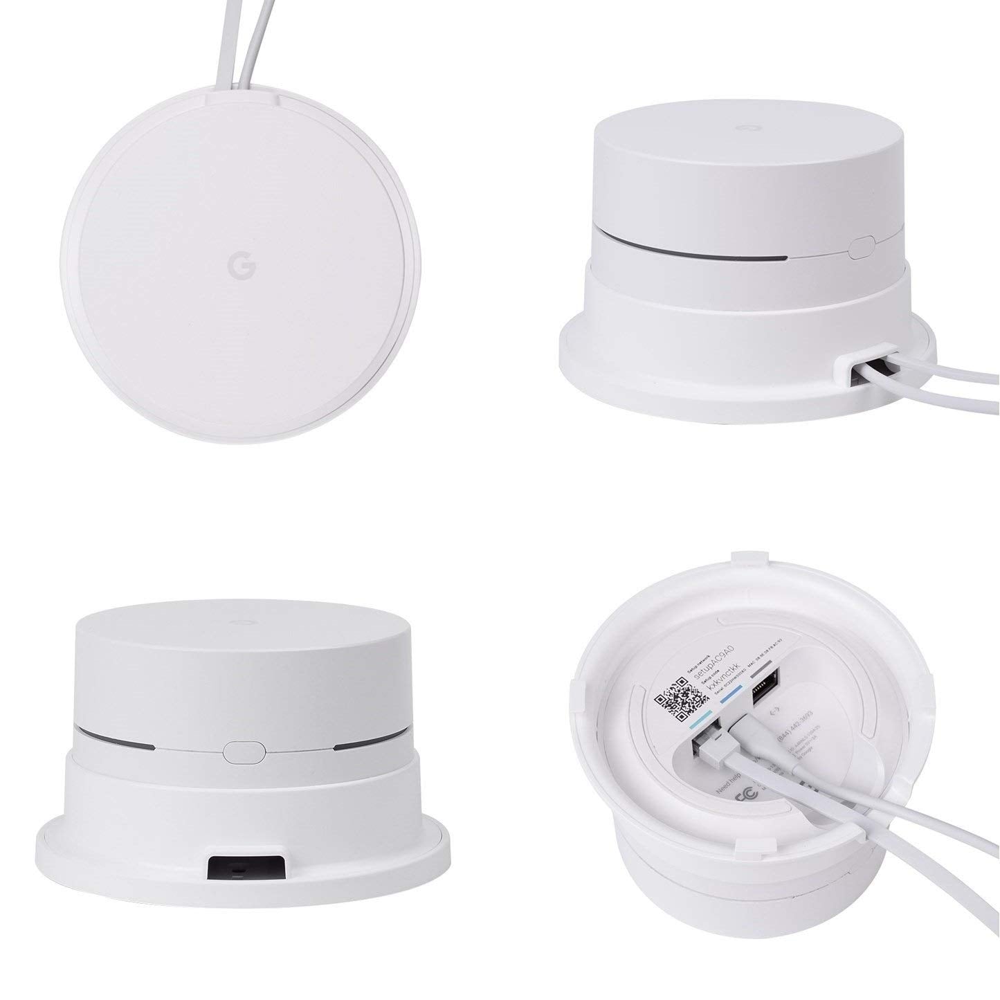 OkeMeeo Wall Mount for Google WiFi AC1200 - Ceiling Mount for Google WiFi 2016 Model and 2020 Model, Space Saving and Enlarging Coverage, Reinforced