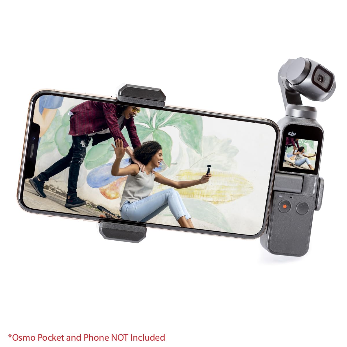 Ultimaxx Phone Holder for Osmo Pocket Camera & for iPhone and All Smartphones