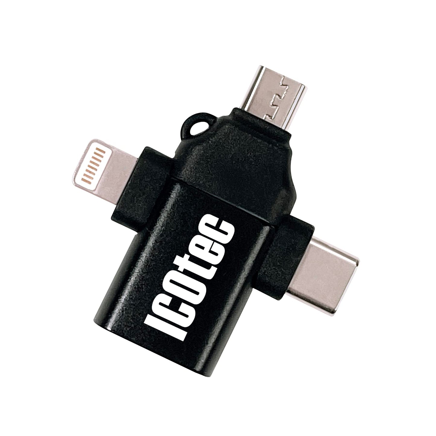 Icotec OTG Multi-Function Adapter - USB/USB-C/Lightning/Micro USB Adapter