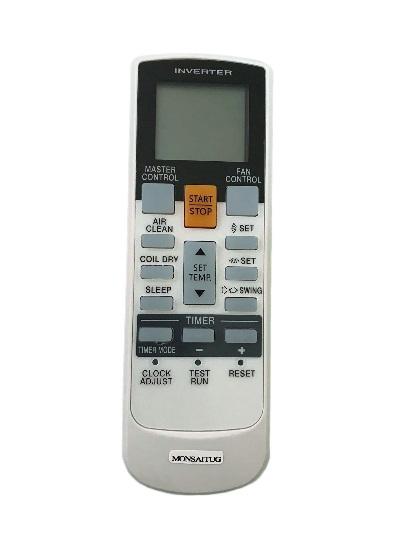 Replacement Remote Control for Fujitsu ASU18RLF ASU18RLXS ASU24RLF ASU24RLXS ASU30RLX ASU9RLF1 ASU12RLF1 AUU12RLF AUU18RLF AUU9RLF ASU30CLX1 ASU30RLXQ