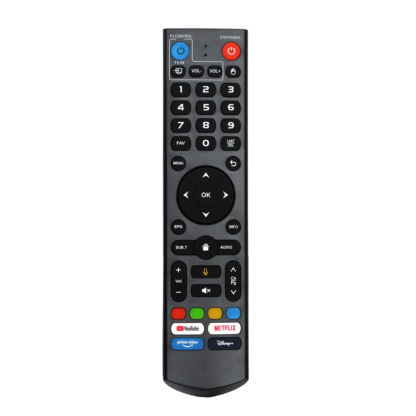 V3 Pro Voice Remote Control Replacement for VSeeBox V5/ V3/ V2/ V1 Pro?V3 Plus?V1 Max/Elite Models