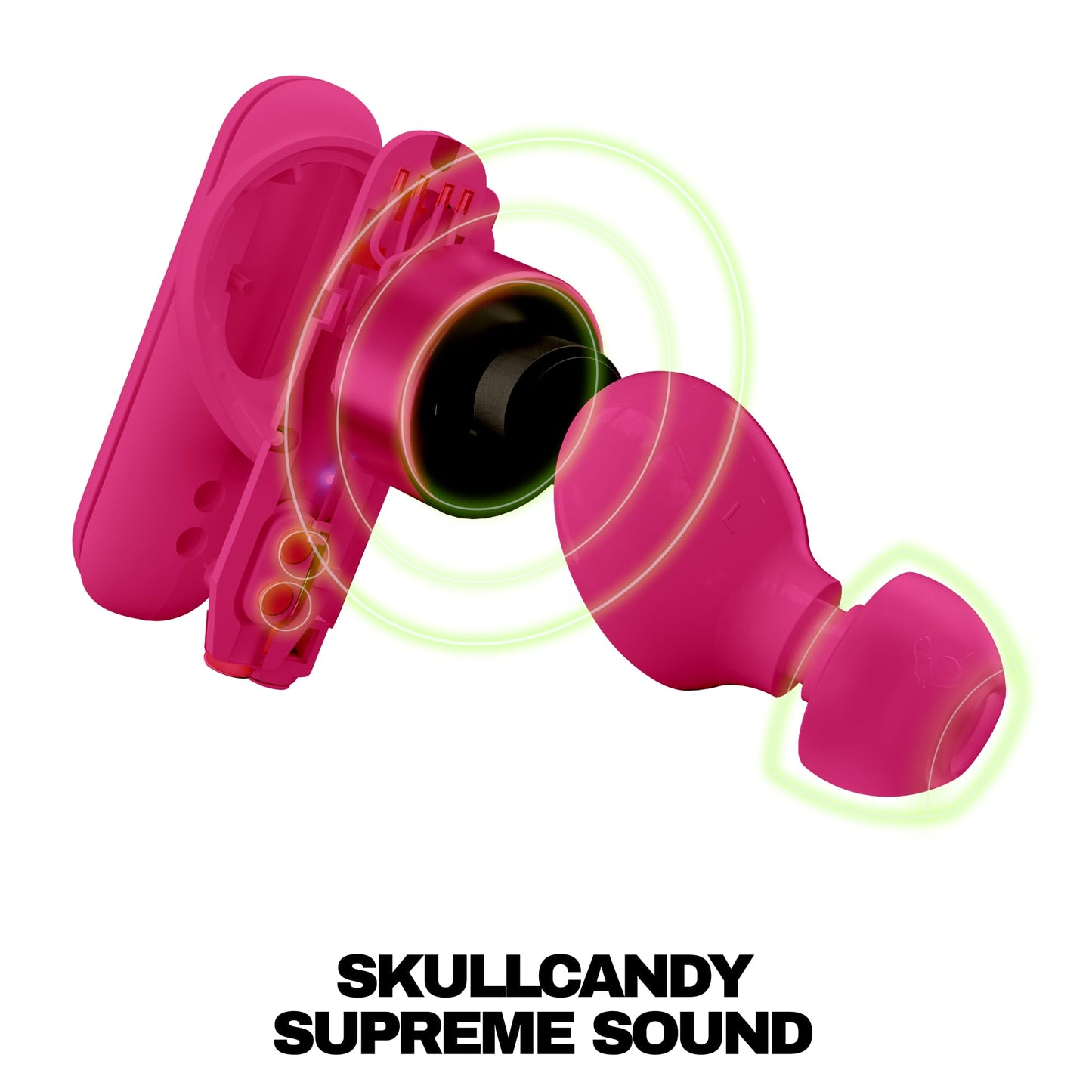 Skullcandy Smokin’ Buds Wireless Noise Isolating Earbuds - Pink