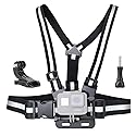 SOONSUN Chest Mount Strap Harness Chesty Mount Compatible with GoPro Hero 13, 12, 11, 10, 9, 8, 7, 6, 5, 4, 3, 2, 1, Session, Fusion, Max, AKASO