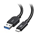 Cable Matters [USB-IF Certified] 10Gbps Gen 2 USBA to USB C Cable - 3.3 ft, USBC to USBA Cable, Black, Compatible with iPhone 16/15 Pro Max/Plus