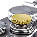 Fuji Shutter Release Button Accessories: Fujifilm Camera Soft Shutter Button - Gold Shutter Button for Canon Nikon Leica Film X100vi X100v X100Ff Xt5