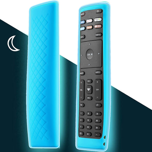 Remote Case Compatible with Vizio Smart TV Remote Control, XRT136 LCD LED Controller Cover Lightweight Anti-Slip Shockproof Silicone Skin Sleeve Glow