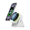 Trailtail Wireless Induction Speaker,Upgraded Wireless Charging,no Need Bluetooth Phone Holder?RGB LED Light,360° Rotation,Dog Paw Cable Protector,HD