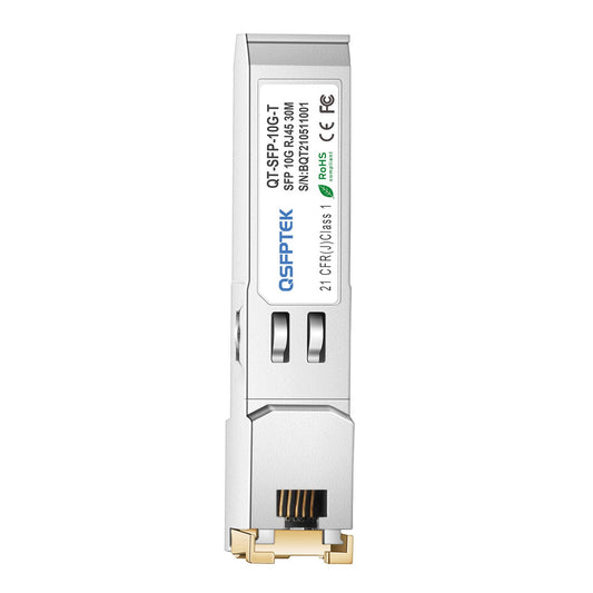 SFP RJ45 Copper Module, 10/100/1000BASE-T Gigabit SFP to RJ45 Mini-GBIC Transceiver for Ubiquiti UF-RJ45-1G, MikroTik, Supermicro Reach 100m -1 Pack