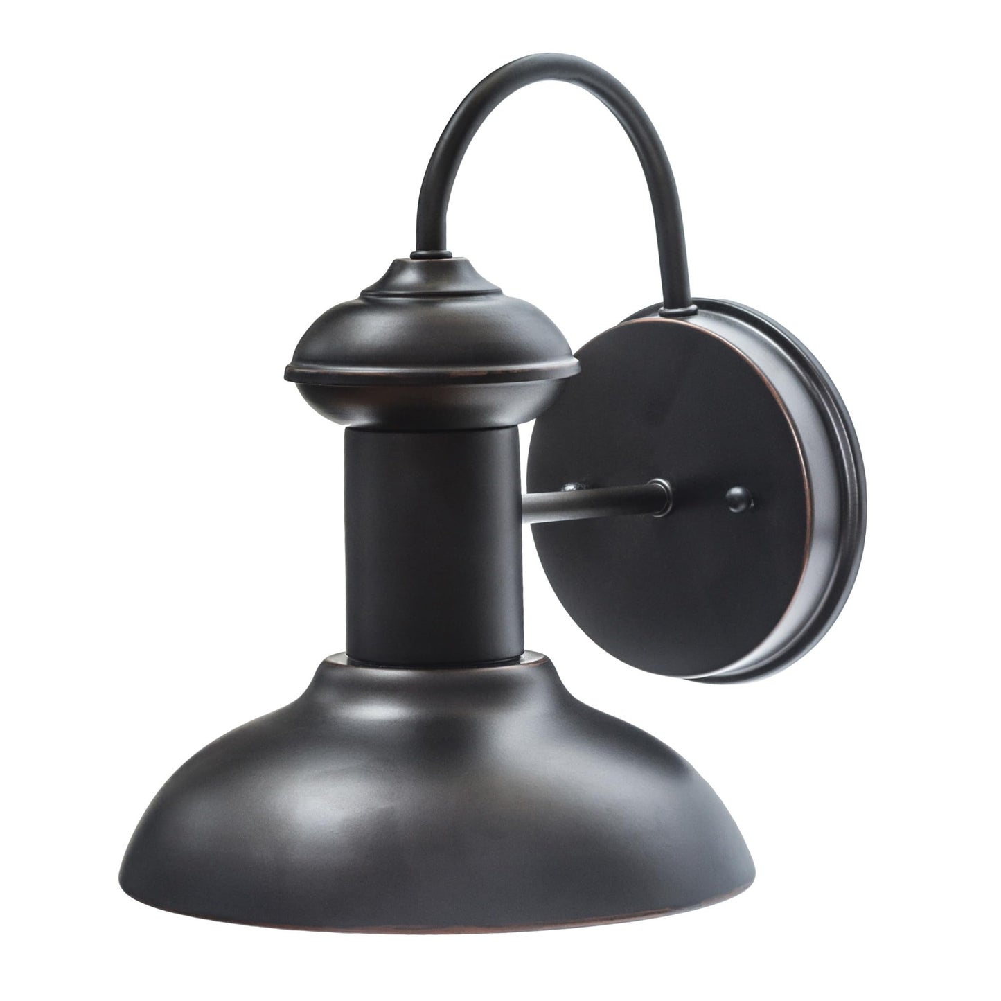 Globe Electric 40190 1-Light Indoor/Outdoor Wall Sconce, Oil Rubbed Bronze, Wall Lighting, Wall Lamp Dimmable, Kitchen Sconces Wall Lighting, Porch