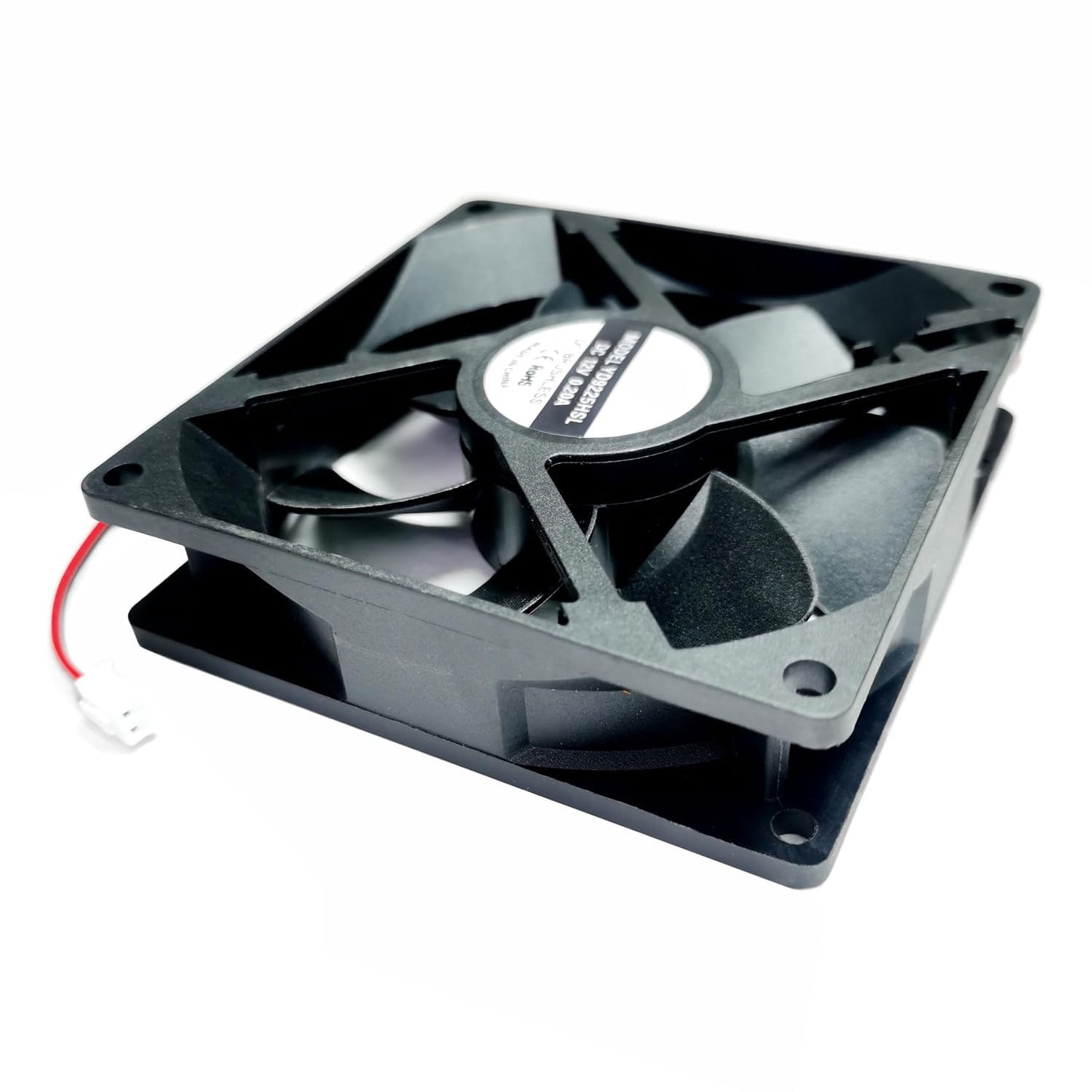 DAKKZA Silent Cooling Case PC 90mm Fan for 90mm x 90mm x 25mm DC 12V 0.2A 9025/9225 Brushless 2-Pin XH2.54 2400RPM