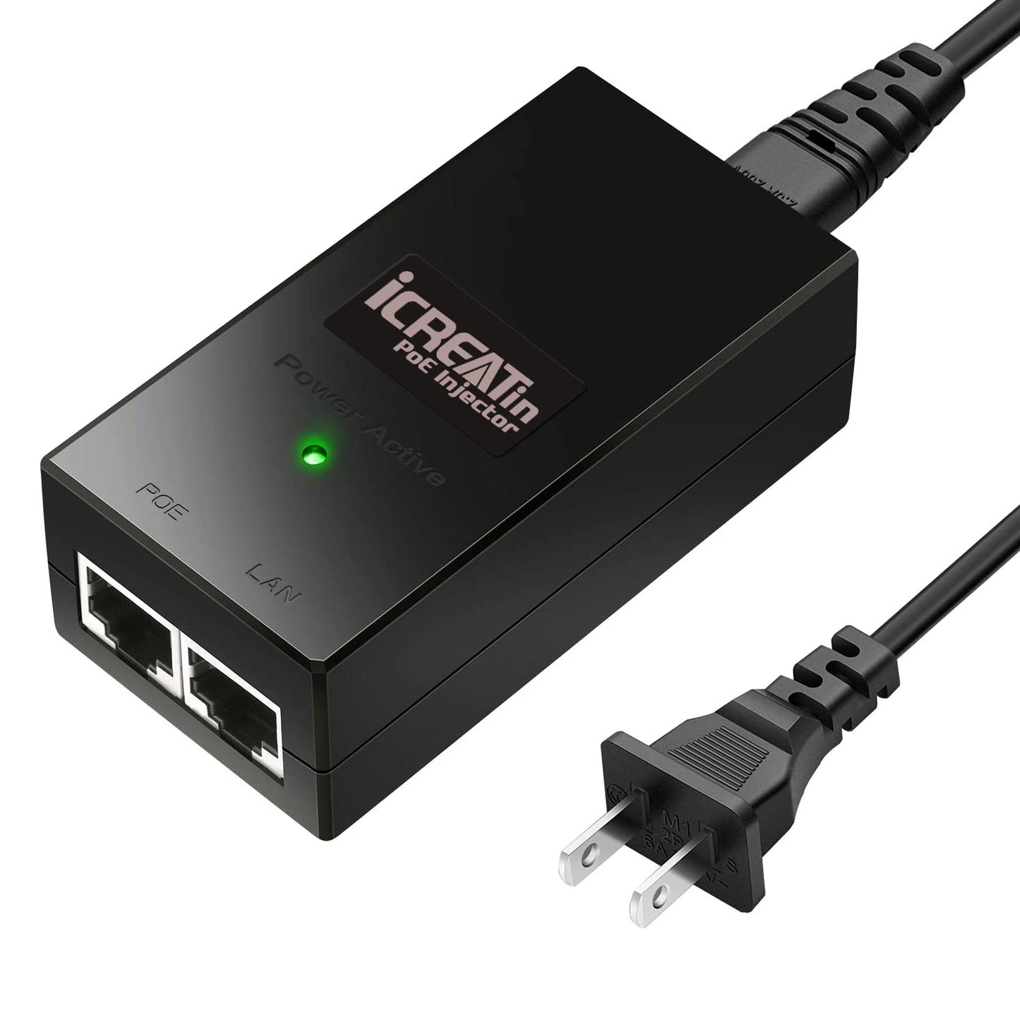 Gigabit POE Injector Adapter, IEEE 802.3af Compliant, 10/100/1000Mbps RJ45, up to 328 ft, Compatible with TL-POE150S, TPE-113GI