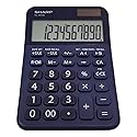 ELM335BBL Desktop Calculator, 10-Digit LCD, Blue