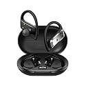 Dawntide Wireless Earbuds Sport Bluetooth 5.4 Headphones with Earhooks, 48H Playtime, LED Display, Low Latency Game Mode, IPX7 Waterproof Over-Ear