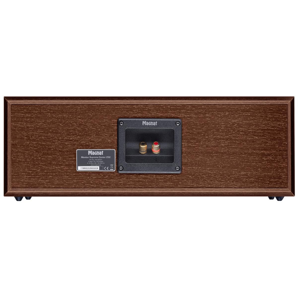 Magnat Monitor Supreme Center 252 150W 2-Way Enclosed Speaker, Mocca