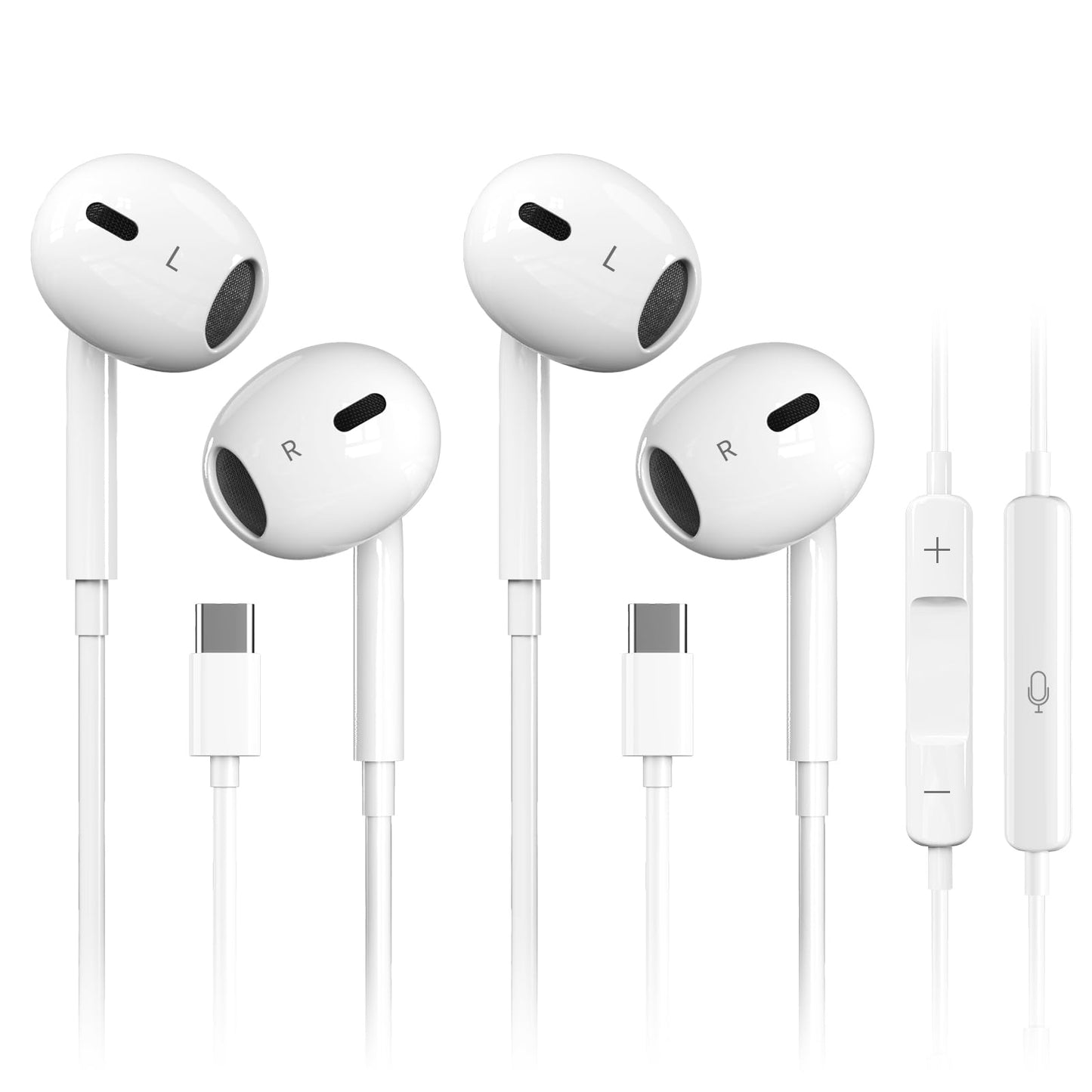 Antool USB C Headphones, ?Ultra Clear Calls & no Noise? Earbuds Wired for iPhone 16/15 USBC Headphones,Compatible with iPhone/Android/Galaxy/iPad?2