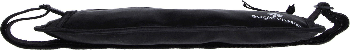 Eagle Creek Silk Undercover Money Belt – Breathable Washable Travel Waist Bag with Sweat-Resistant Coating, Black