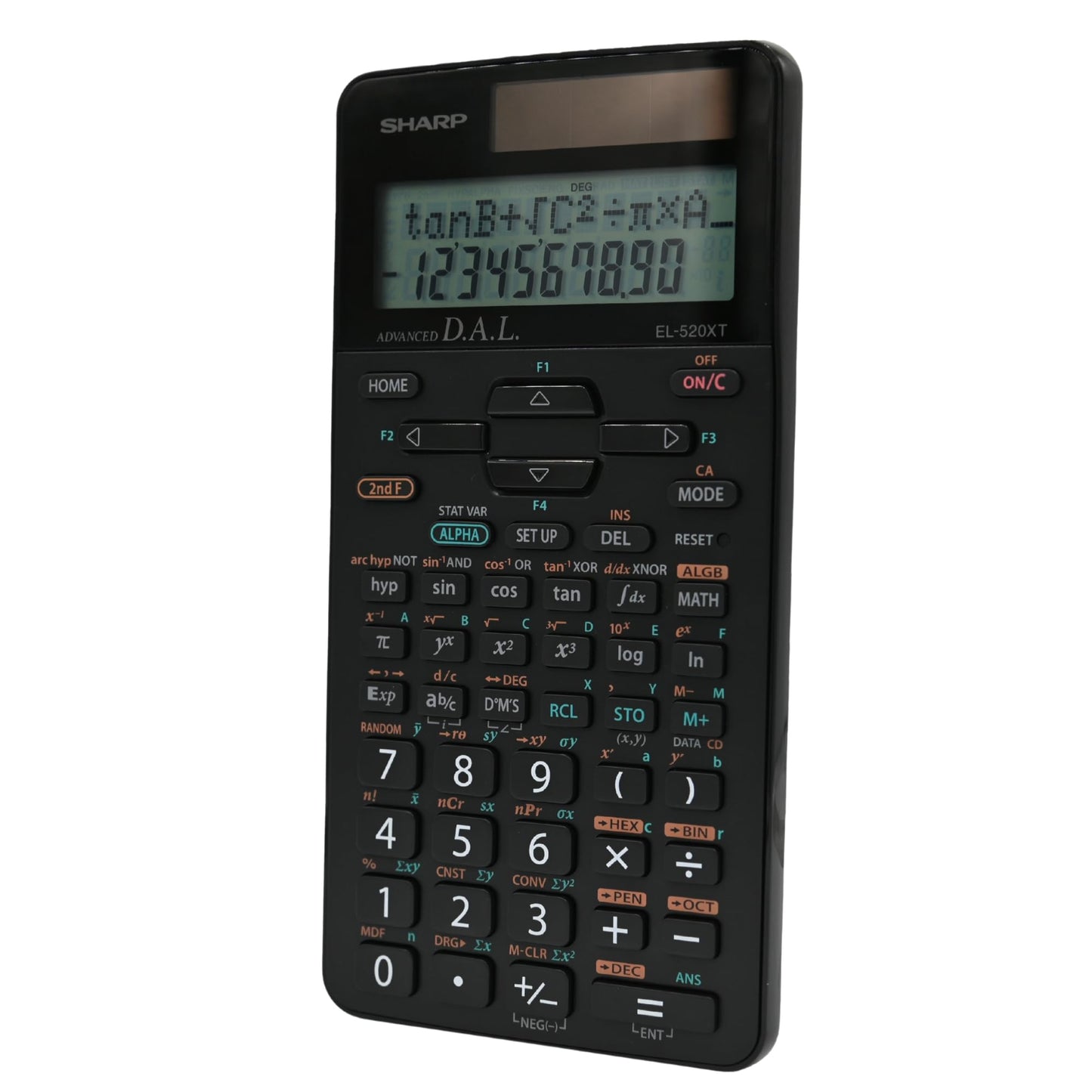 SHARP EL520XTBK 12-Digit Scientific Calculator with 420 Functions