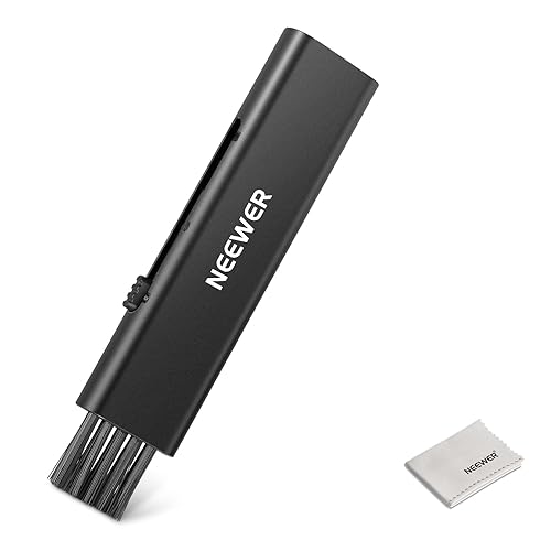 NEEWER 2 in 1 Camera Lens Cleaning Kit, 1x Lens Brush Pen + 1x Cleaning Cloth, for DSLR Camera, Electronics, Smartphones, Tablets, HM-45