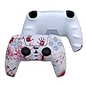 IVYUEEN Anti-Slip Printing Protective Skin for PlayStation 5 PS5 Controller Graffiti Blood Silicone Case for DualSense Wireless Controller with Touch