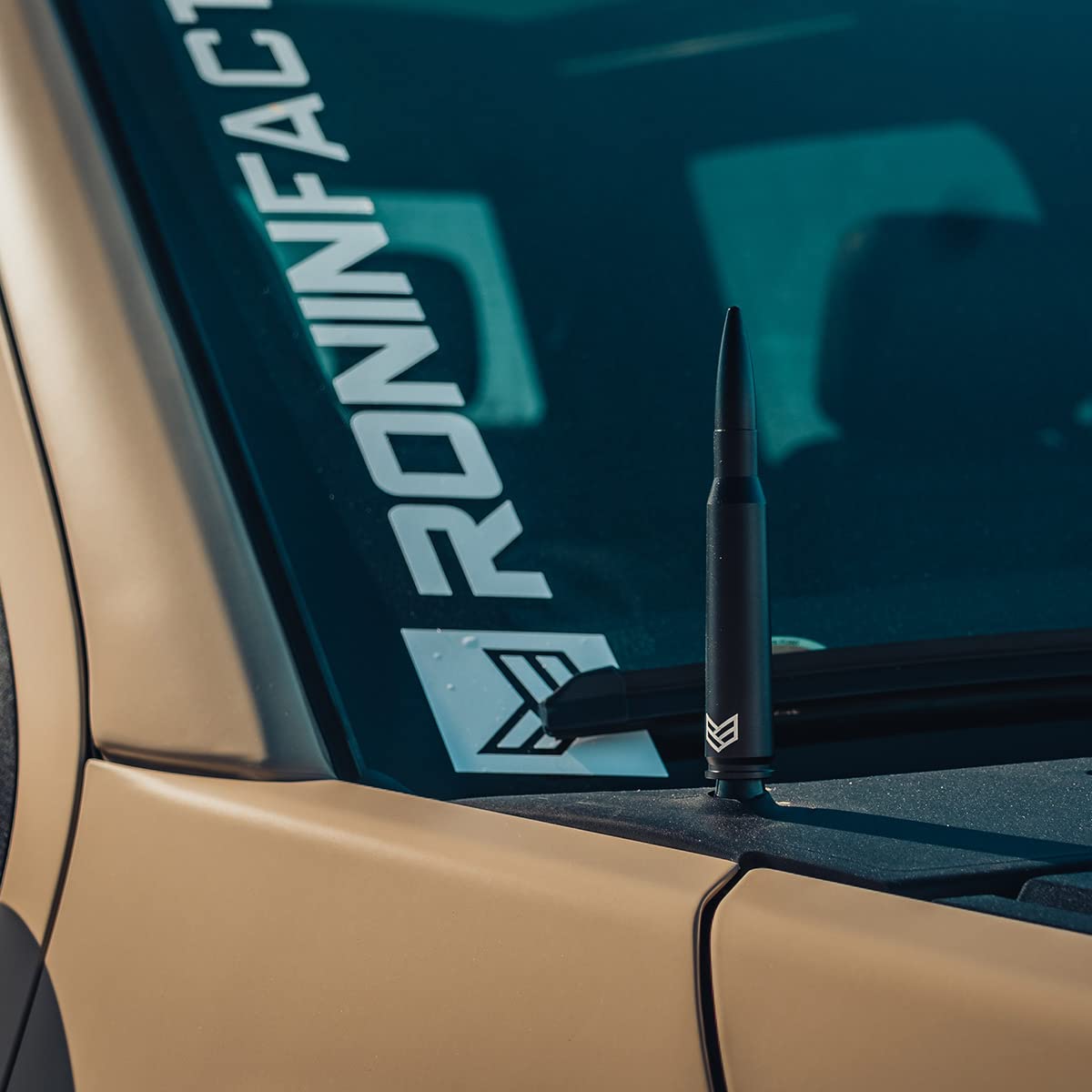RONIN FACTORY Bullet Antenna for Toyota Trucks - Toyota Tundra (2014-2019) Tacoma (1995-2015) & FJ Cruiser (2006-2014) 6061 Solid Billet Construction