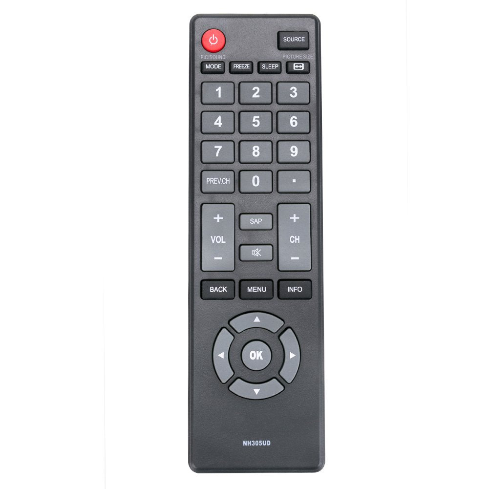 NH305UD Replacement Remote Control Applicable for Emerson TV LF402EM6 LF402EM6F LF461EM4 LF461EM4A LF501EM4 LF501EM4A LF501EM4F LF501EM5 LF501EM5F
