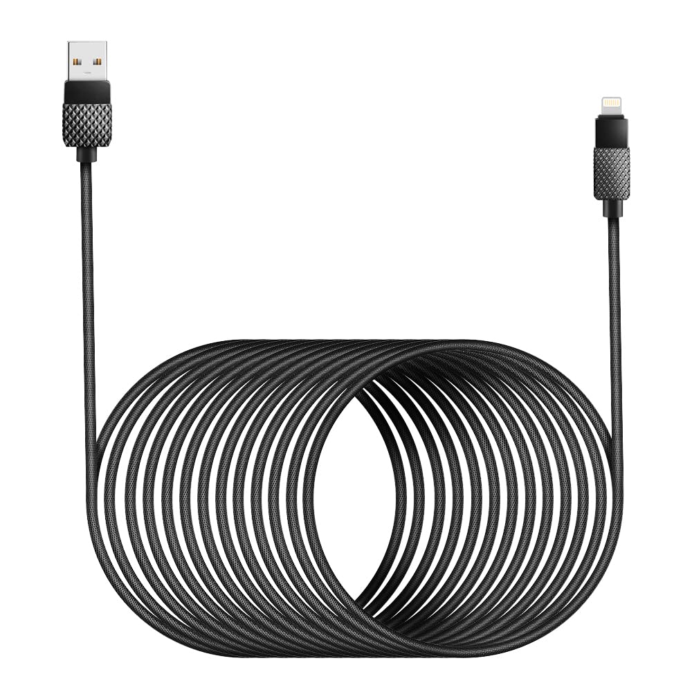 MTAKYI Extra Long Phone Charger Cable 5M, MFi Certified USB Cable, High Data SyncPhone Fast Charging Cable Lead for Phone…