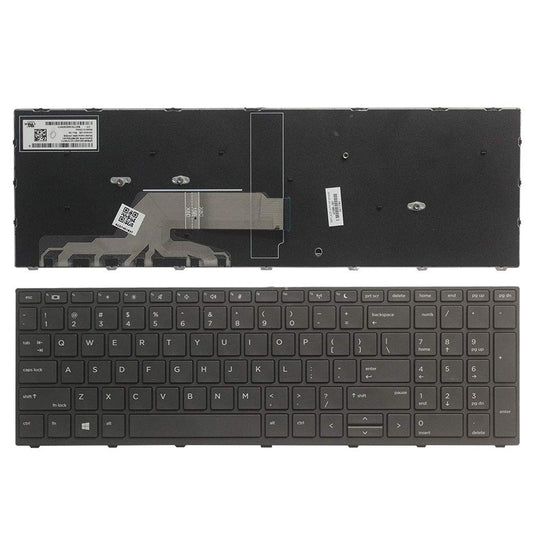 New Laptop Replacement Keyboard for HP ProBook 450 G5 455 G5 470 G5 US Layout (Black Frame)