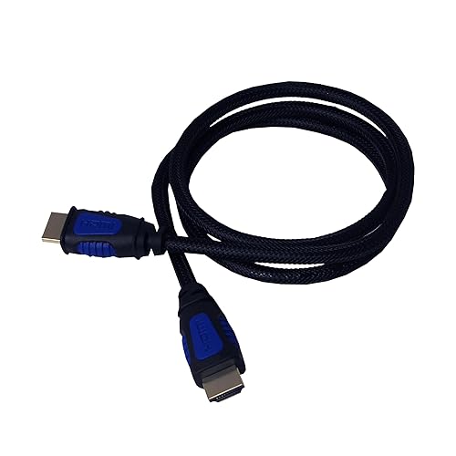 Supersonic SC-614 6FT HDMI Ethernet Cable, 1080p HD, 3D Movies/Games, 4K x 2K Support, Triple Layer Shielding, 24K Gold Plated Connectors for TV, DVD