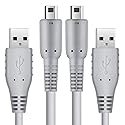 Pelidox 3DS Charger Cable - 4.9FT Replacement Power Charging Cord for New 3DS 2DS XL 3DS 2DS DSi DSi XL (2)