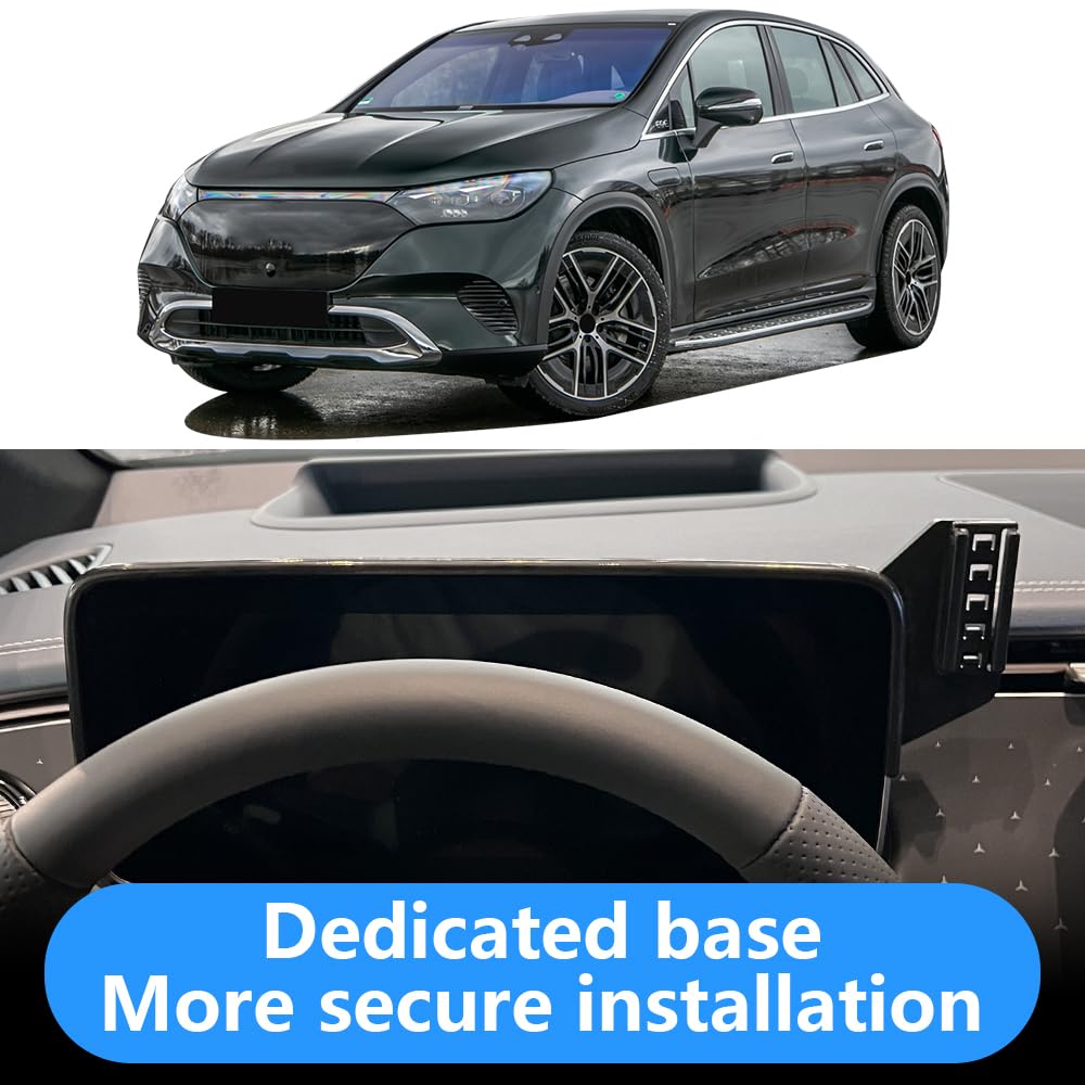 LUNQIN Car Phone Holder for Mercedes Benz EQE 2023 2024 2025 2026 EQE320 EQE320+ EQE350 EQE350+ EQE500 Auto Interior Accessories Best Cell Phones