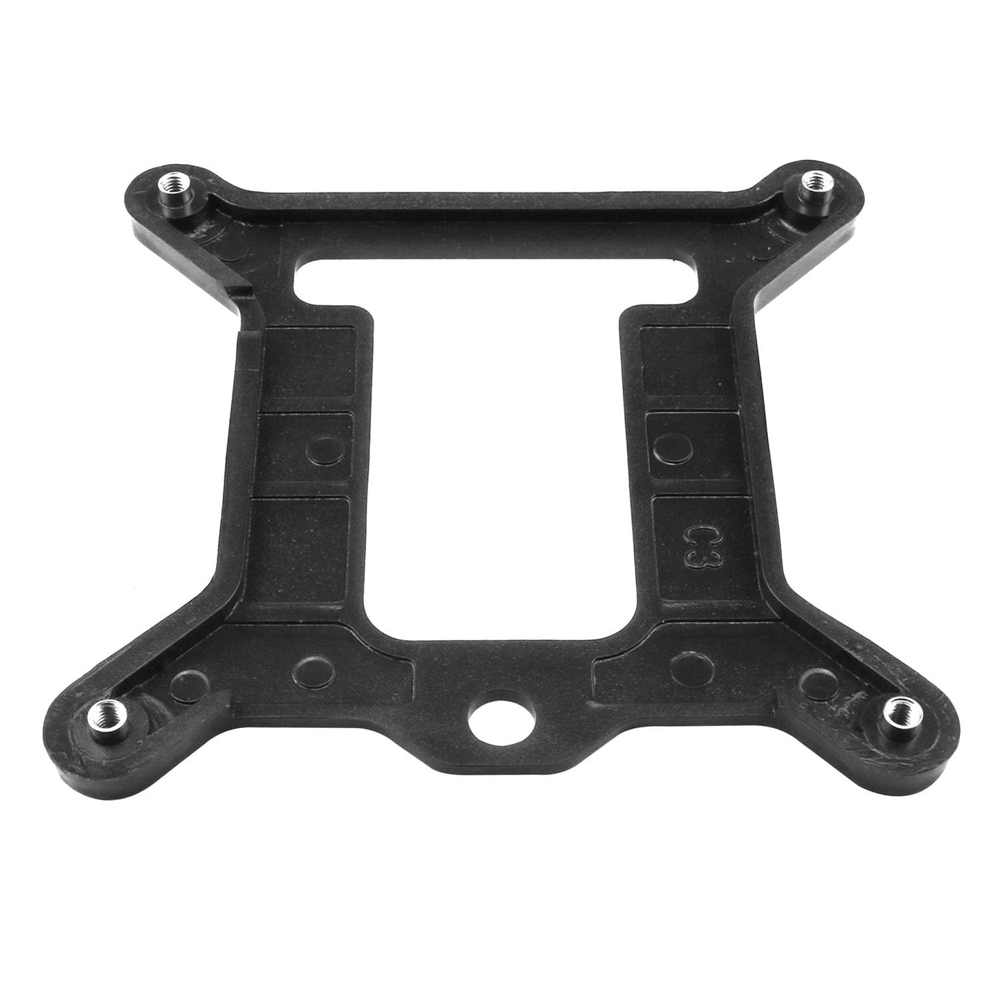 Zangc Plastic Backplate Intel LGA 1150 1151 1155 1156 CPU CPU Bracket Fan Radiator Buckle Bracket Backplane 75x75mm-2PCS