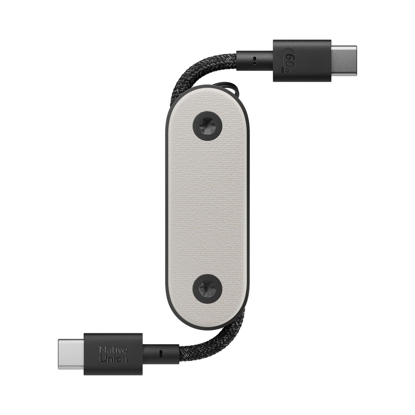 Native Union Pocket Cable 60W - Reinforced Braided USB-C to USB-C Portable Charging Cable - Compatible with iPhone Air, 17 Pro, 17 Pro Max, iPad Pro