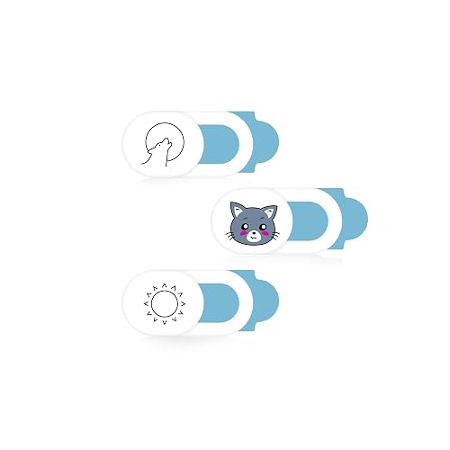 Camera Cover Slide, Webcam Cover, Laptop Camera Cover Slide, Cute and Elegant(3 Pack, White)