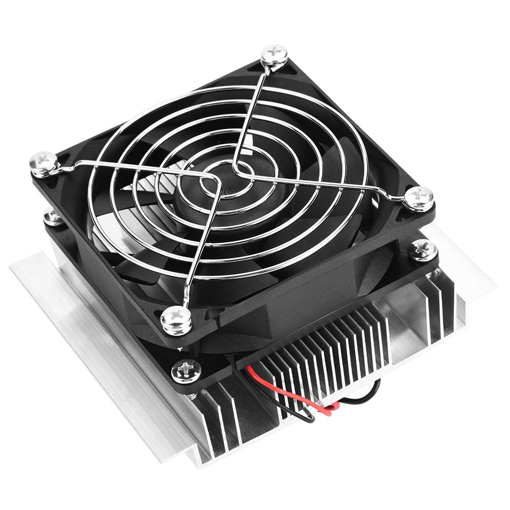 Semiconductor Refrigeration Thermoelectric Peltier Cold Plate Cooler with Fan for Making Small Fridge